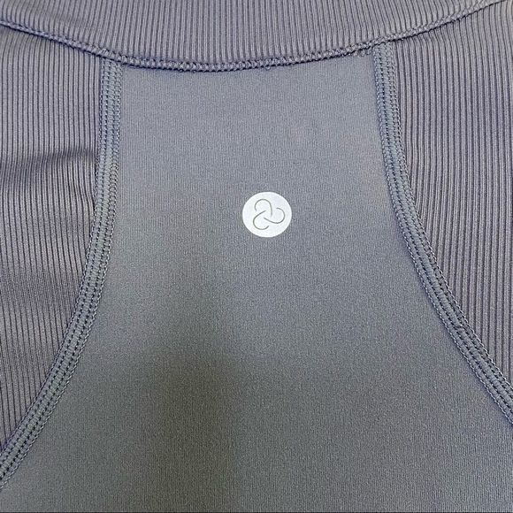 Zella stretch long sleeve zip up jacket blue/grey - Picture 3 of 6